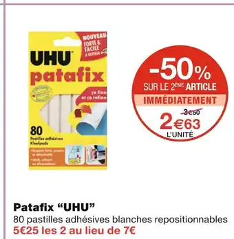 Monoprix UHU Patafix offre