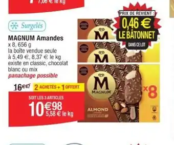 Cora x Carrefour MAGNUM Amandes offre