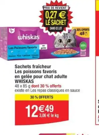 Cora Sachets fraîcheur Les poissons favoris offre