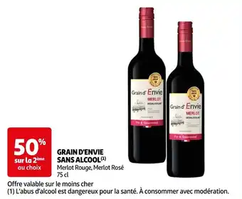 Auchan Supermarché GRAIN D'ENVIE SANS ALCOOL(¹) offre