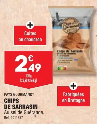 ALDI CHIPS DE SARRASIN offre