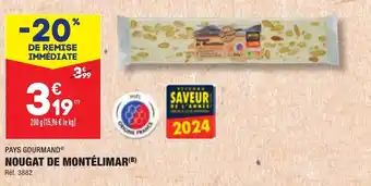 ALDI NOUGAT DE MONTÉLIMAR(B) offre