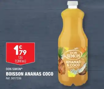 ALDI BOISSON ANANAS COCO Réf. 5017336 offre