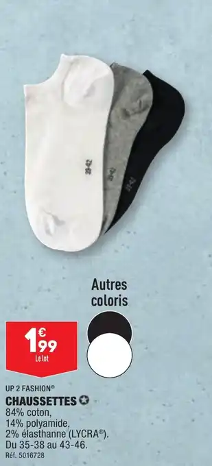 ALDI CHAUSSETTES ✪ offre