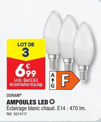 ALDI AMPOULES LED offre