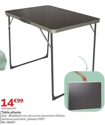 Gifi Table pliante offre