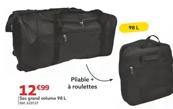 Gifi Sac grand volume 98 L offre