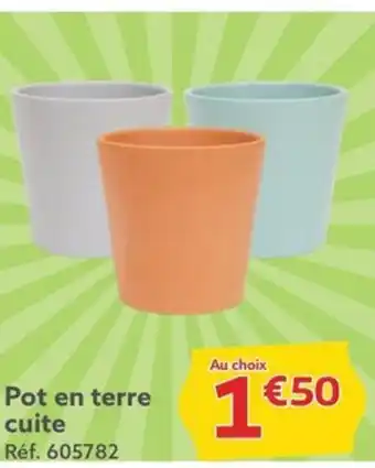 Gifi | Pot en terre cuite offre