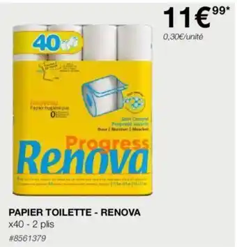 Costco PAPIER TOILETTE - RENOVA offre