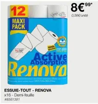 Costco ESSUIE-TOUT - RENOVA offre