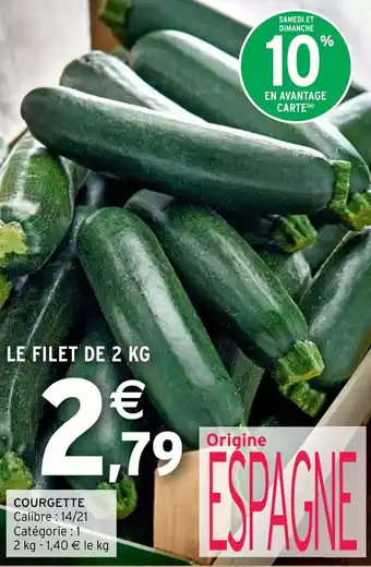 Intermarché Hyper COURGETTE offre