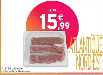 Intermarché Hyper FILET DE LIEU NOIR offre