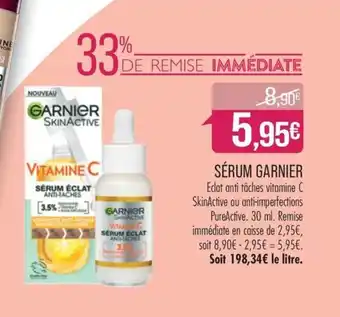 Match SÉRUM GARNIER offre