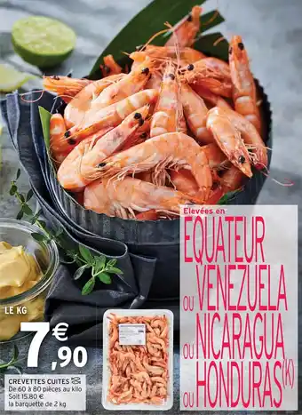 Intermarché CREVETTES CUITES offre