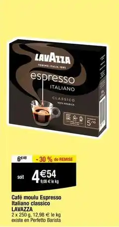 Migros Lavazza - café moulu espresso italiano classico offre