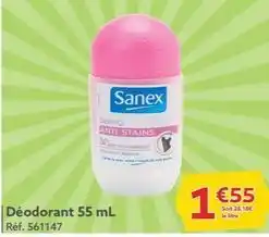 Gifi Sanex - déodorant 55ml offre