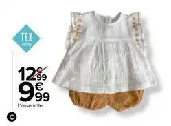 Carrefour Drive Tex - ensemble bébé offre