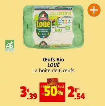 Coccinelle Supermarché Loué - œufs bio offre