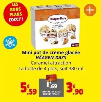 Coccinelle Express Häagen dazs - mini pot de crème glacée offre