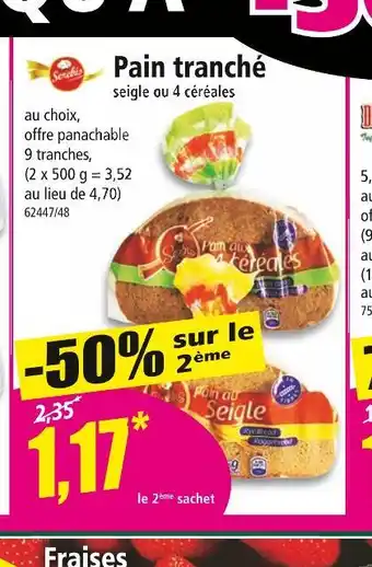 Norma Pain tranché offre