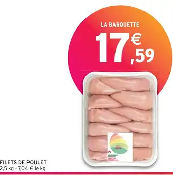 Intermarché Contact FILETS DE POULET offre