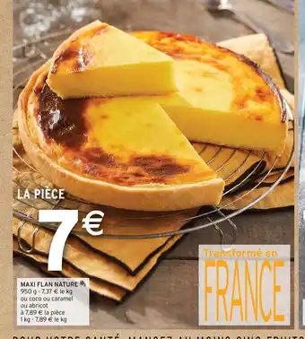 Intermarché Contact MAXI FLAN NATURE offre