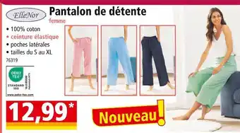 Norma ElleNor Pantalon de détente offre