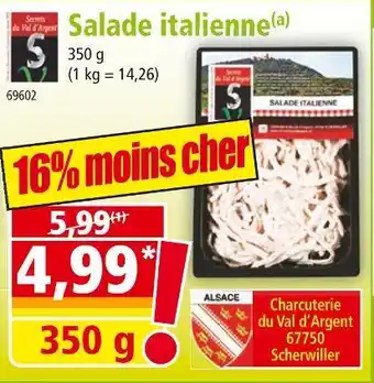 Norma Secret du Val d'Argent Salade italienne offre