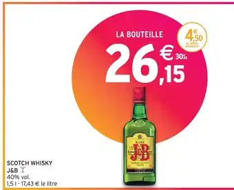 Intermarché Contact SCOTCH WHISKY offre