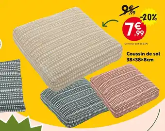 Maxi Bazar Coussin de sol 38x38x8cm offre