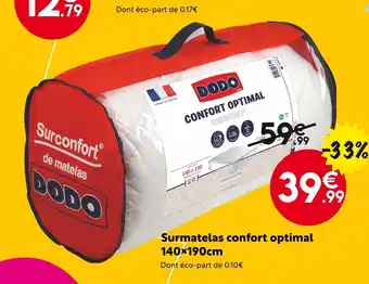 Maxi Bazar DODO Surmatelas confort optimal offre