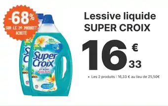 E.Leclerc Lessive liquide SUPER CROIX offre