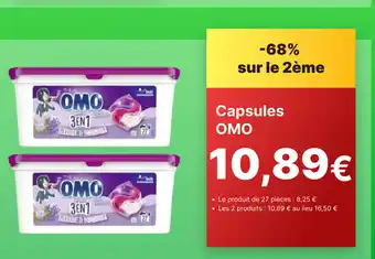 Lidl Capsules OMO offre