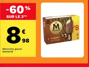 Carrefour Bâtonnets glacés MAGNUM offre