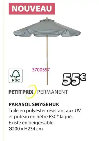 JYSK PARASOL SMYGEHUK offre