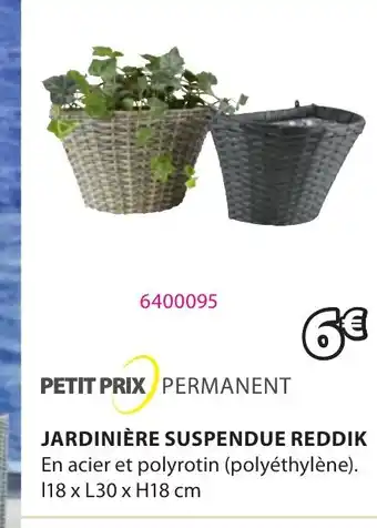 JYSK JARDINIÈRE SUSPENDUE REDDIK offre