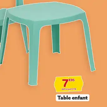 Gifi Table enfant offre