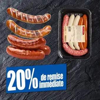 Norma 6 saucisses merguez, chipolatas et saucisses blanches offre