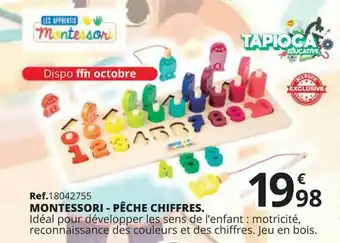Montessori PĂȘche Chiffres
