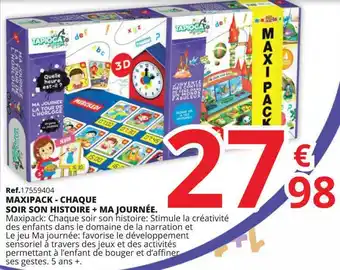 Maxipack Chaque Soir Son Histoire + Ma Jornée Tapioca