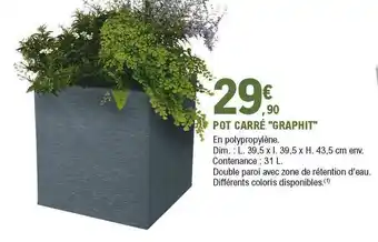 E.Leclerc Jardi Pot Carré offre