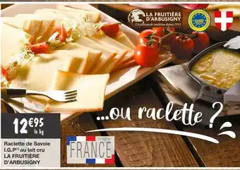 Migros Raclette De Savoie I.g.p. Au Lait Cru La Fruitière D'arbusigny offre