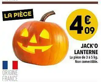 Supeco Jack'o Lanterne offre