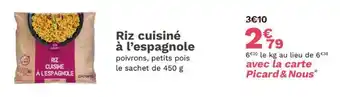 Picard Picard - riz cuisiné à l'espagnole offre