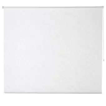 Store enrouleur Colours Azzuro polyester blanc fleurs 180 x 195 cm