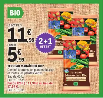 E.Leclerc TERREAU MARAÎCHER BIO* offre
