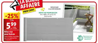 Lidl Brise-vue pour balcon offre