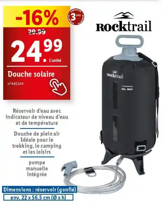 Lidl Douche solaire offre