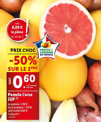 Lidl Pomelo Corse IGP (1) offre