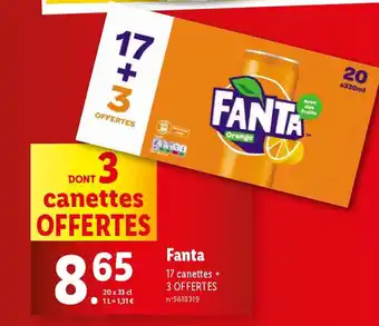 Lidl Fanta offre